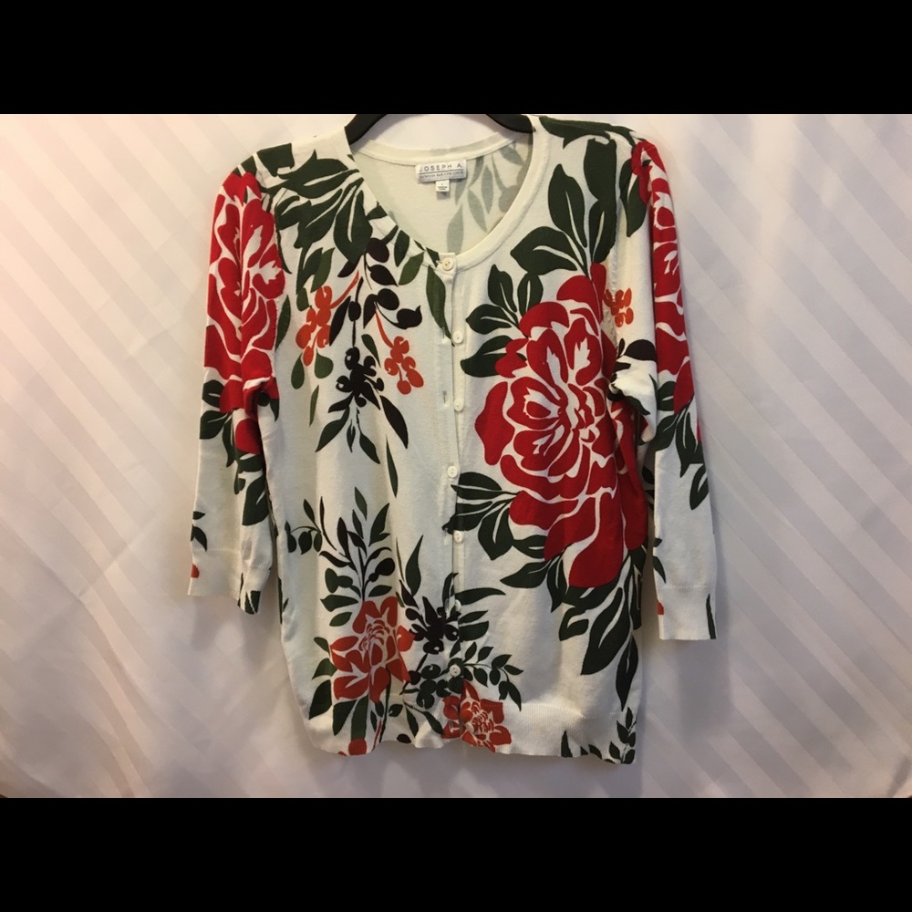 Joseph A. Knit Button Down Cardigan